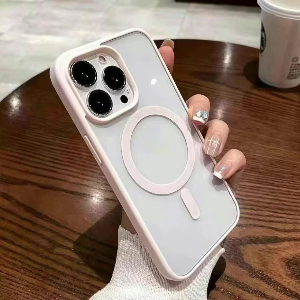 Framed Edge MagSafe Case | Shockproof Magnetic iPhone Case | anti-yellowing | X,11,12,13 series