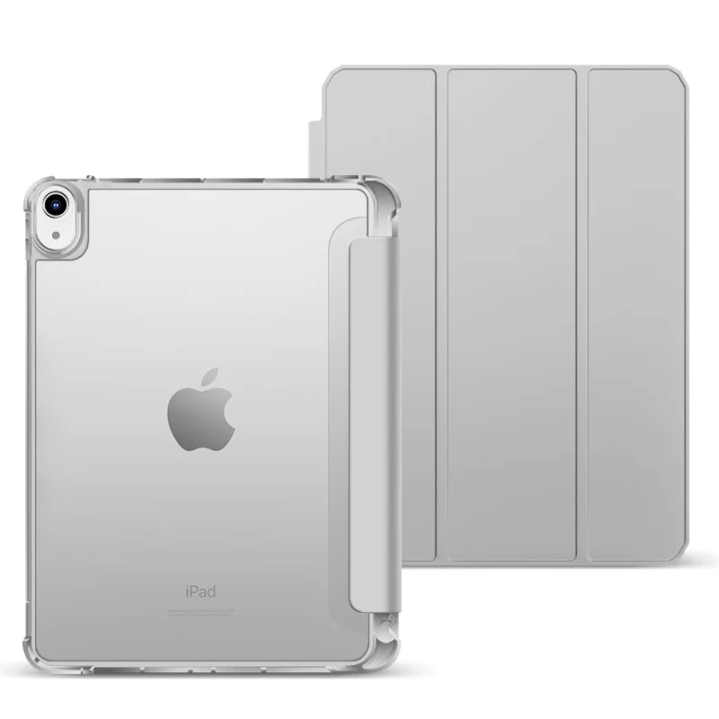 iPad Flip Case with Transparent Back Cover