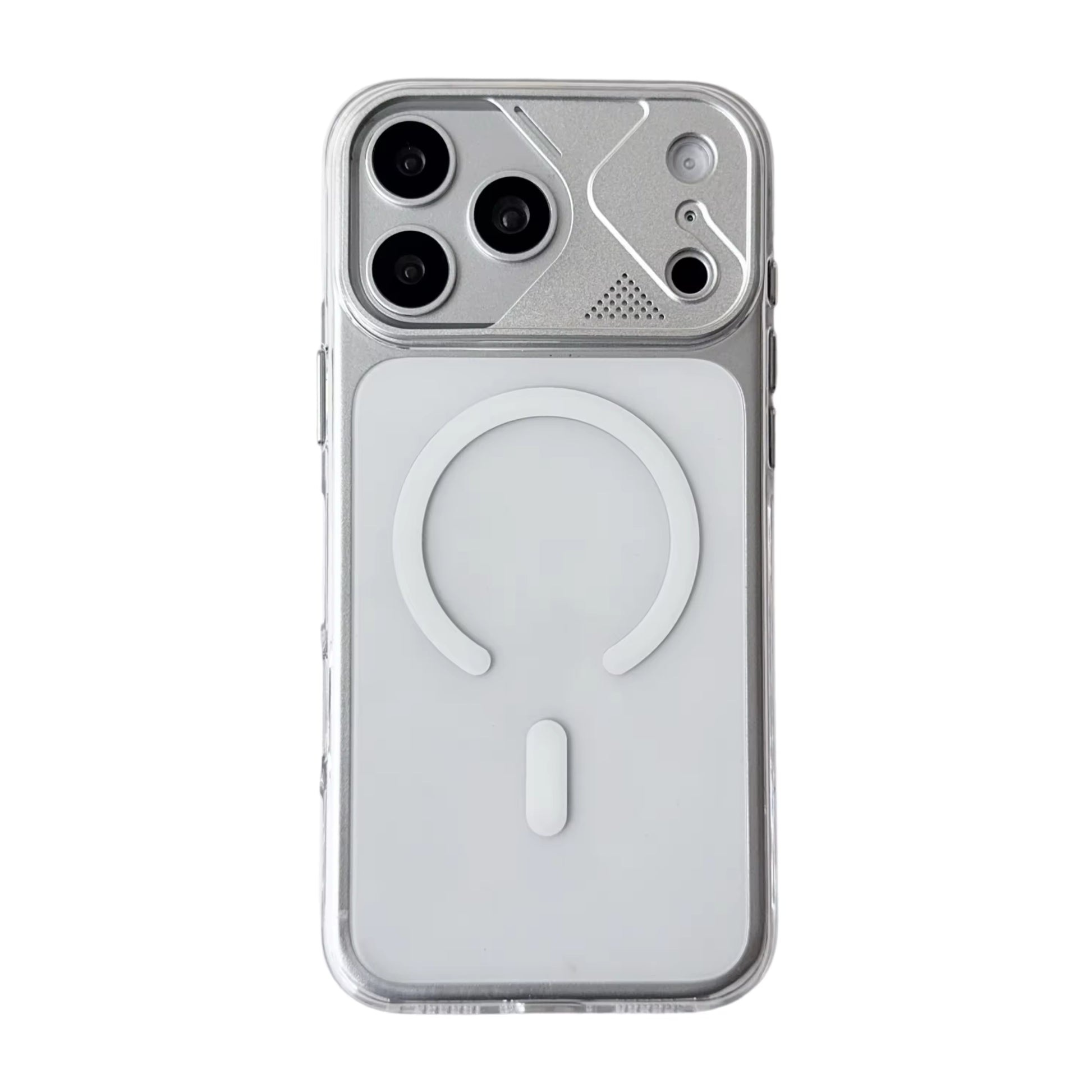 Slim transparent anti yellow phone case with reinforced corners