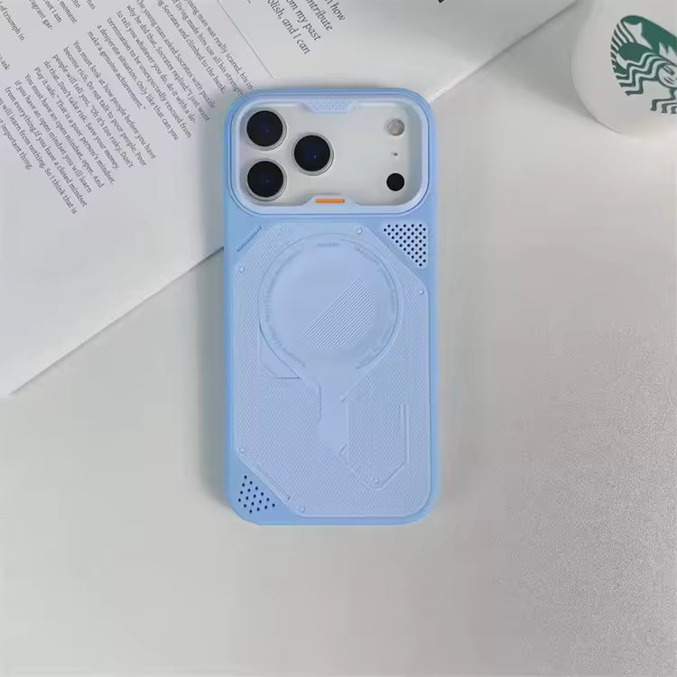 Two-tone shockproof case - side button and frame detail