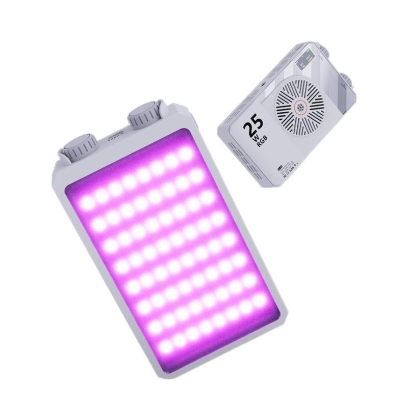 YM-25 RGB video light – CRI 95, 4000mAh rechargeable, 1/4 inch mount