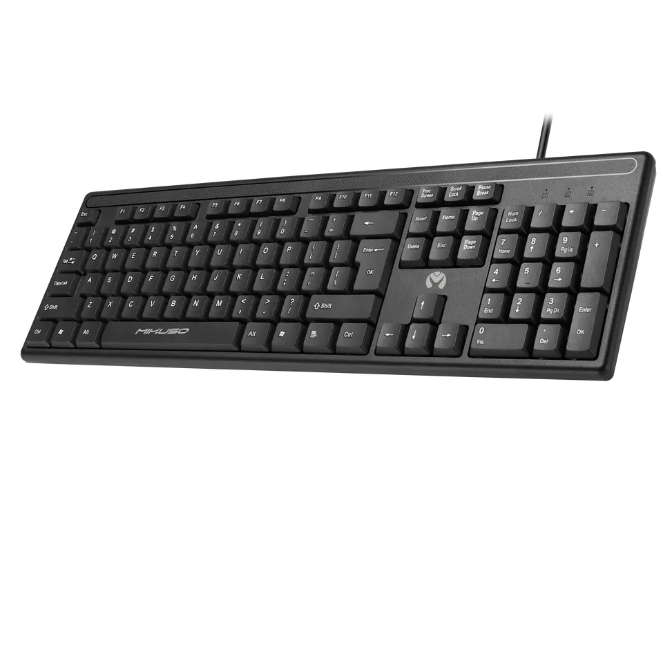 Mikuso KB-C012 Wired Keyboard & Mouse Combo – Ergonomic, Durable & Plug-and-Play