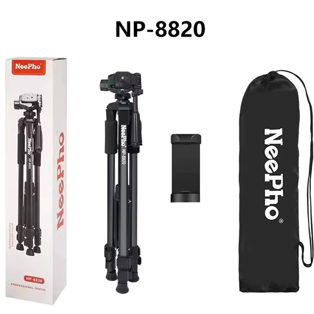 NeePho NP8820 Professional Extendable Universal Tripod – full height