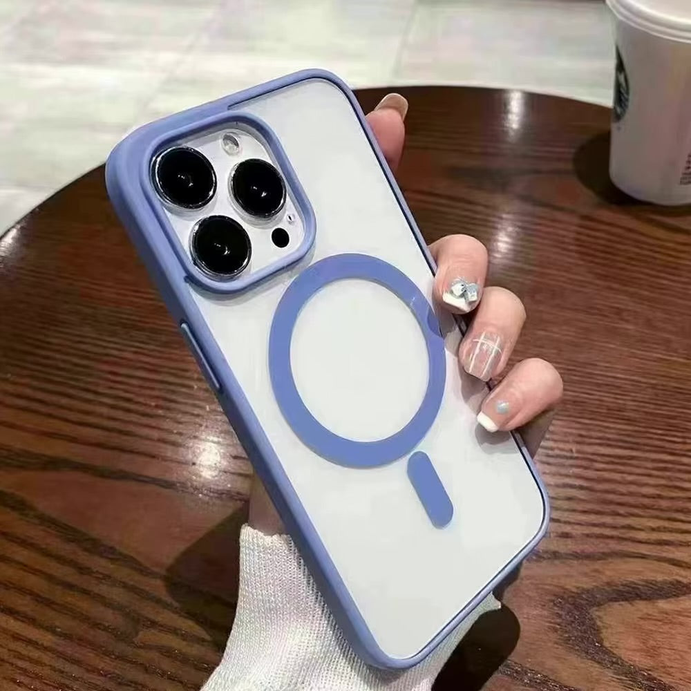 Framed Edge MagSafe Case | Shockproof Magnetic iPhone Case | anti-yellowing | X,11,12,13 series