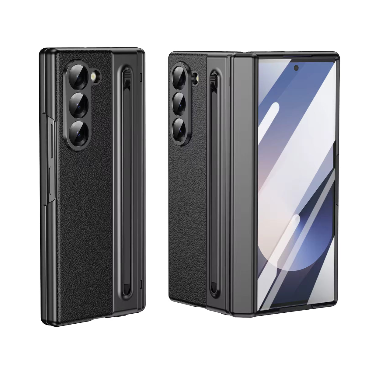 Electroplated PU Leather Case for Samsung Galaxy Z Fold 8 – full colour range