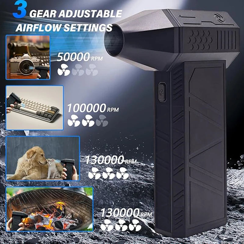 High-Speed Mini Jet Fan – Turbo Blower for Cleaning & Drying 130000 RPM