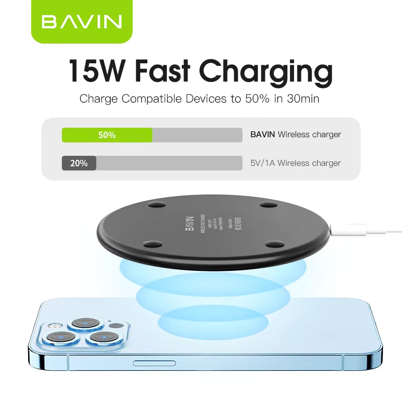 BAVIN PC017 Wireless Fast Charger 15W