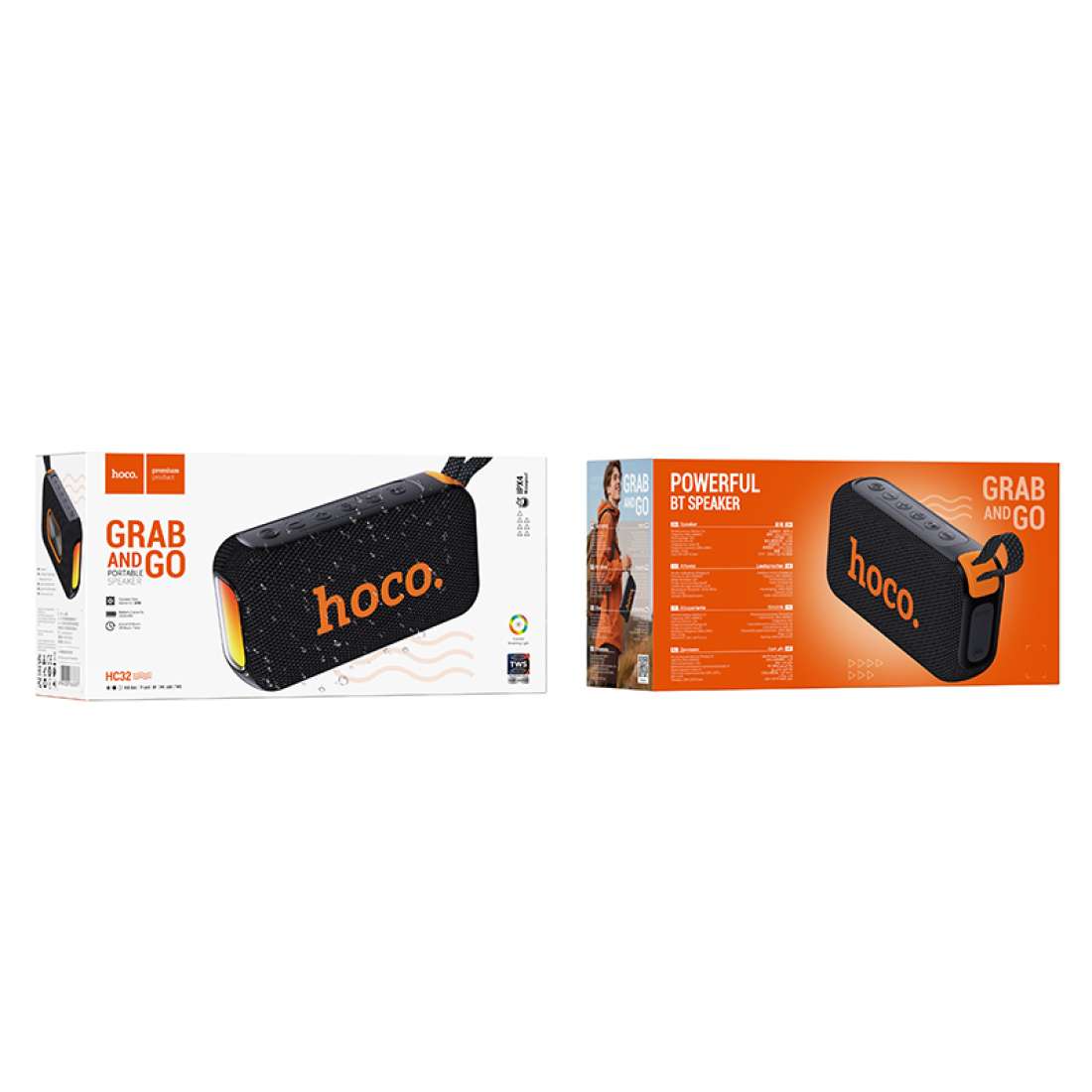 HOCO HC32 Wireless Sports Speaker – 10W | TF, USB & AUX Support