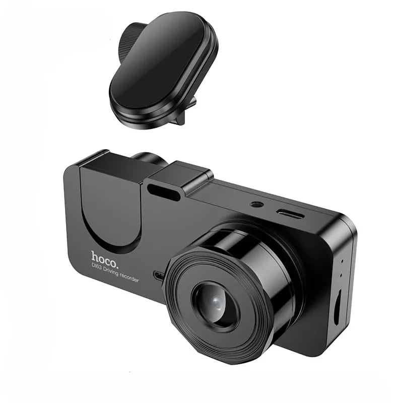 HOCO DI63 dash cam front, interior and rear cameras
