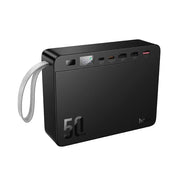 HOCO J166 Carretera 50000mAh Power Bank Black – 5 Ports with LED Light