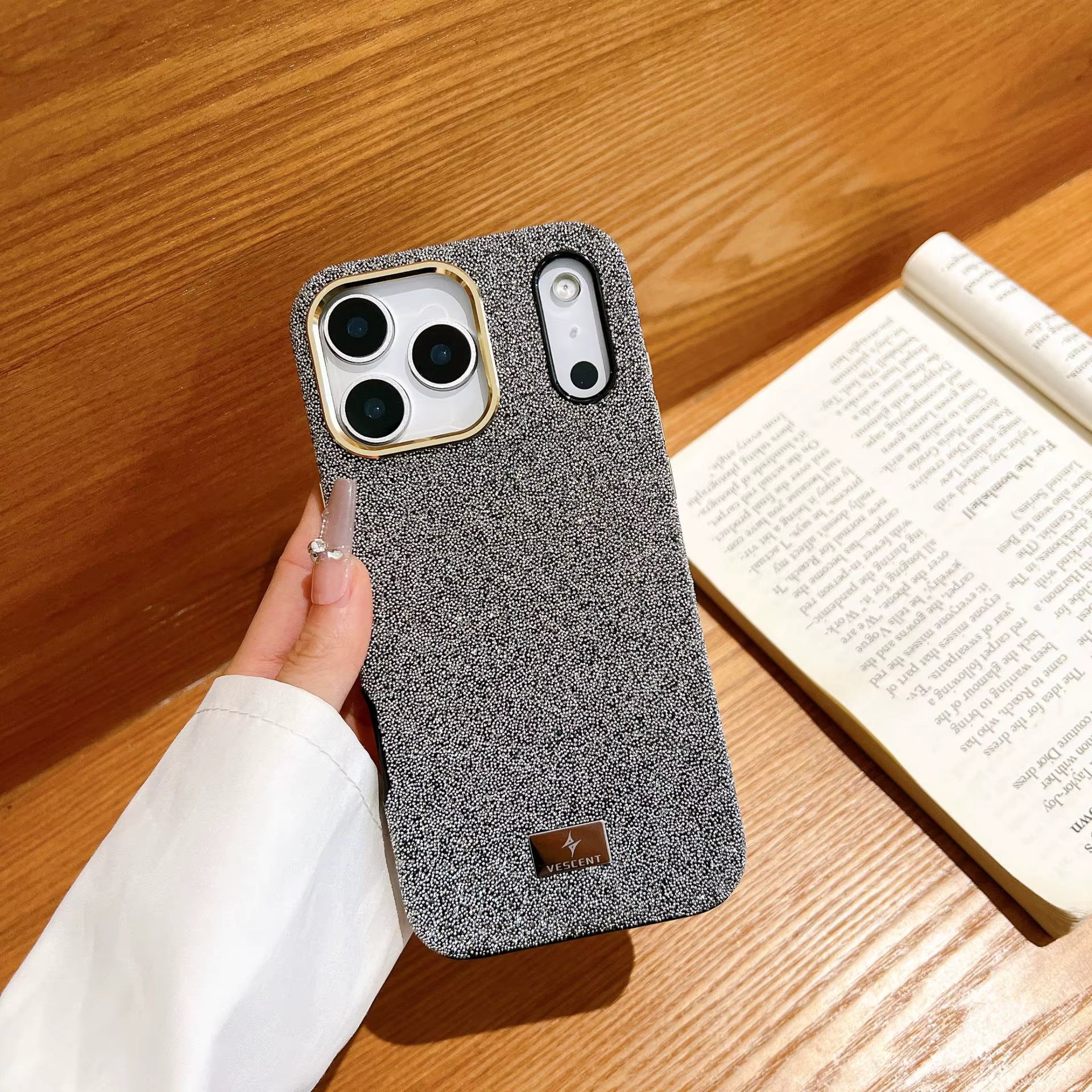 Star Diamond glitter case for iPhone 17 Pro Max in Blue & Silver – PhoneHub Lebanon