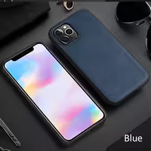 X-Level Matte Frosted Leather Back Protective Shell – Slim & Elegant iPhone Case