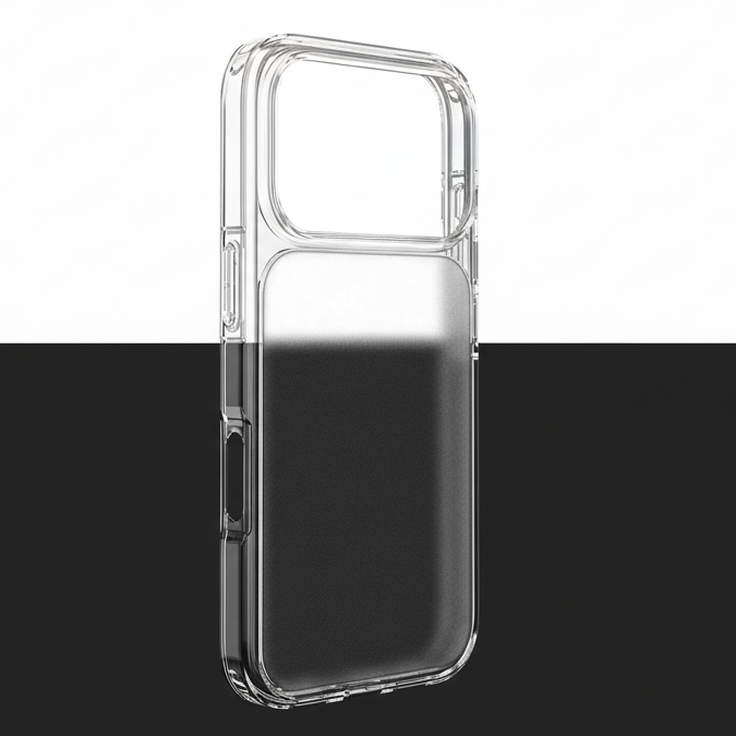 Wlons Rubber Matte Clear Case for iPhone 17 Series