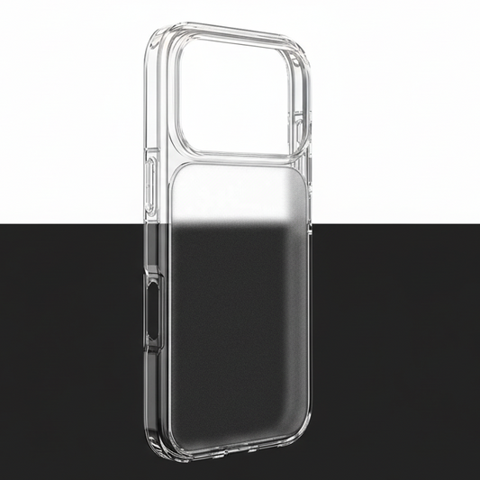 Wlons Rubber Matte Clear Case for iPhone 17 Series