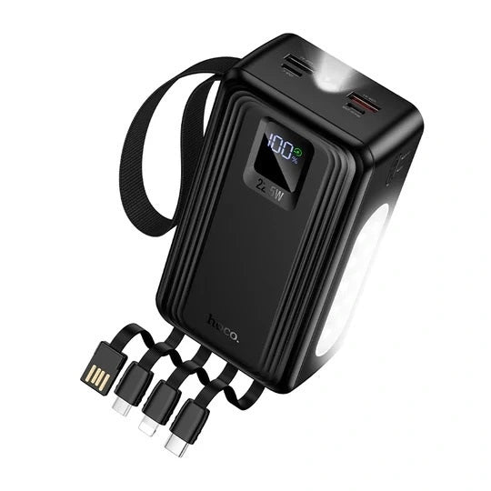 Hoco J173A 22.5W 30000mAh Power Bank with Four Built-in Cables