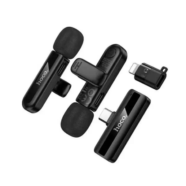 Hoco L20 Dual Microphone – Two-Person Recording Mic for iPhone & Android