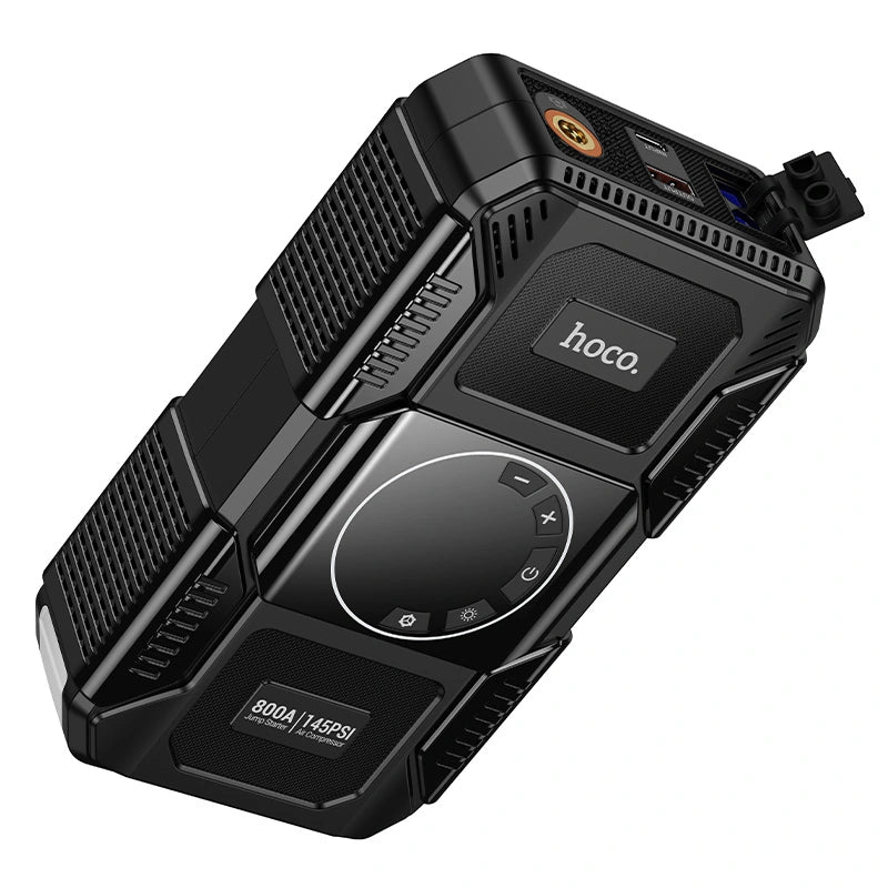 Intelligent Air Pump & Emergency Car Jump Starter 8000mAh HOCO QS6