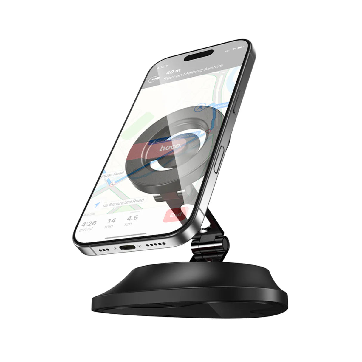 HOCO H90 Tower Folding Ring Magnetic Car Holder – Dashboard