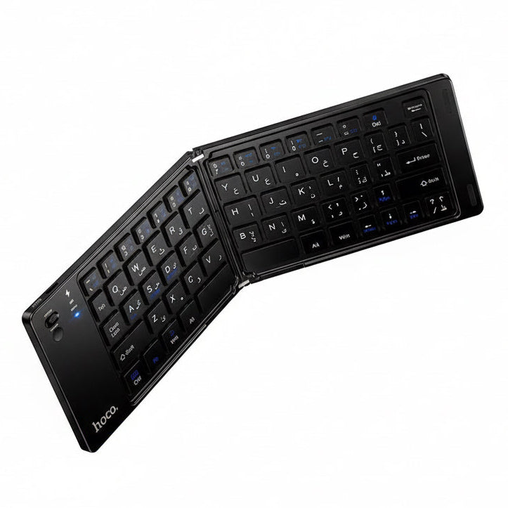 Hoco DL81 Wireless Bluetooth Folding Keyboard – Arabic Layout