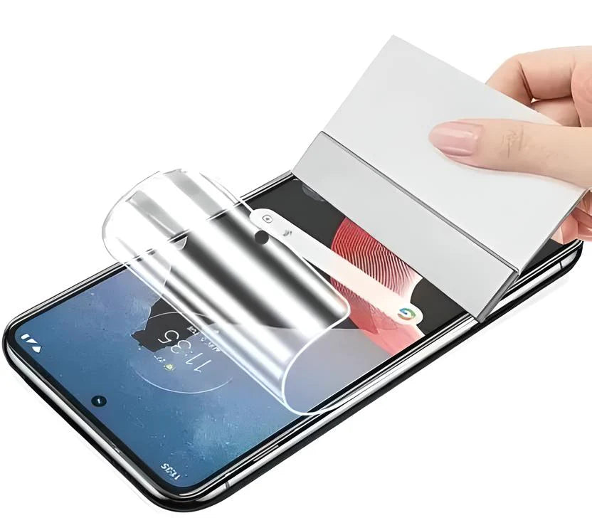 Tecno Hydrogel Clear Screen Protector – Ultra-Thin & Self-Healing