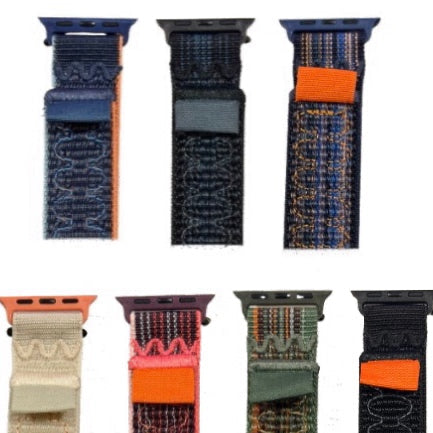 Woven Nylon Apple Watch Band | Adjustable Sport Strap – Multiple Colors