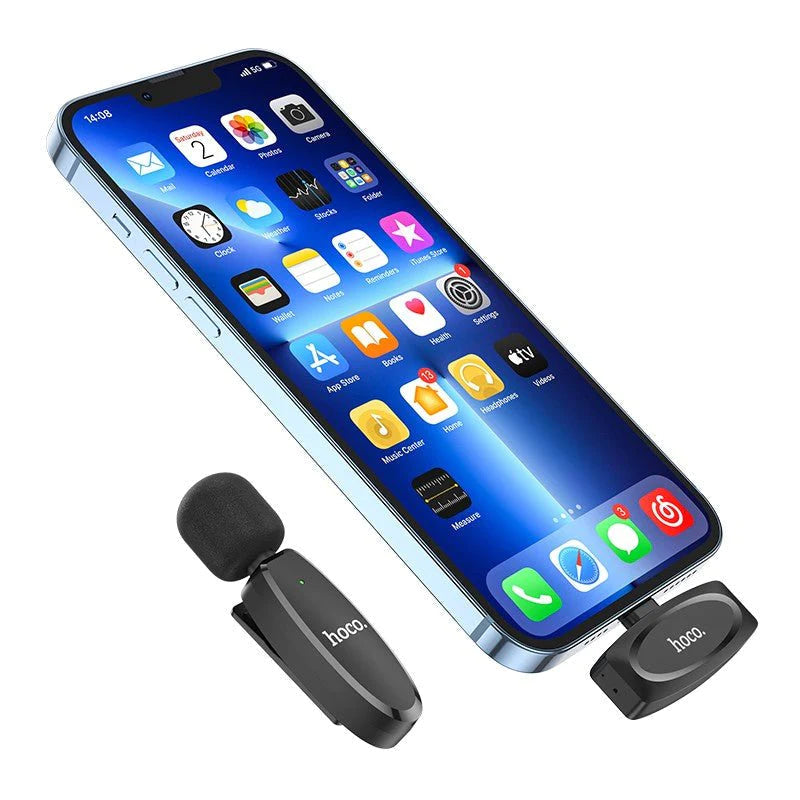 Hoco L15 Wireless Lavalier Microphone Lightning