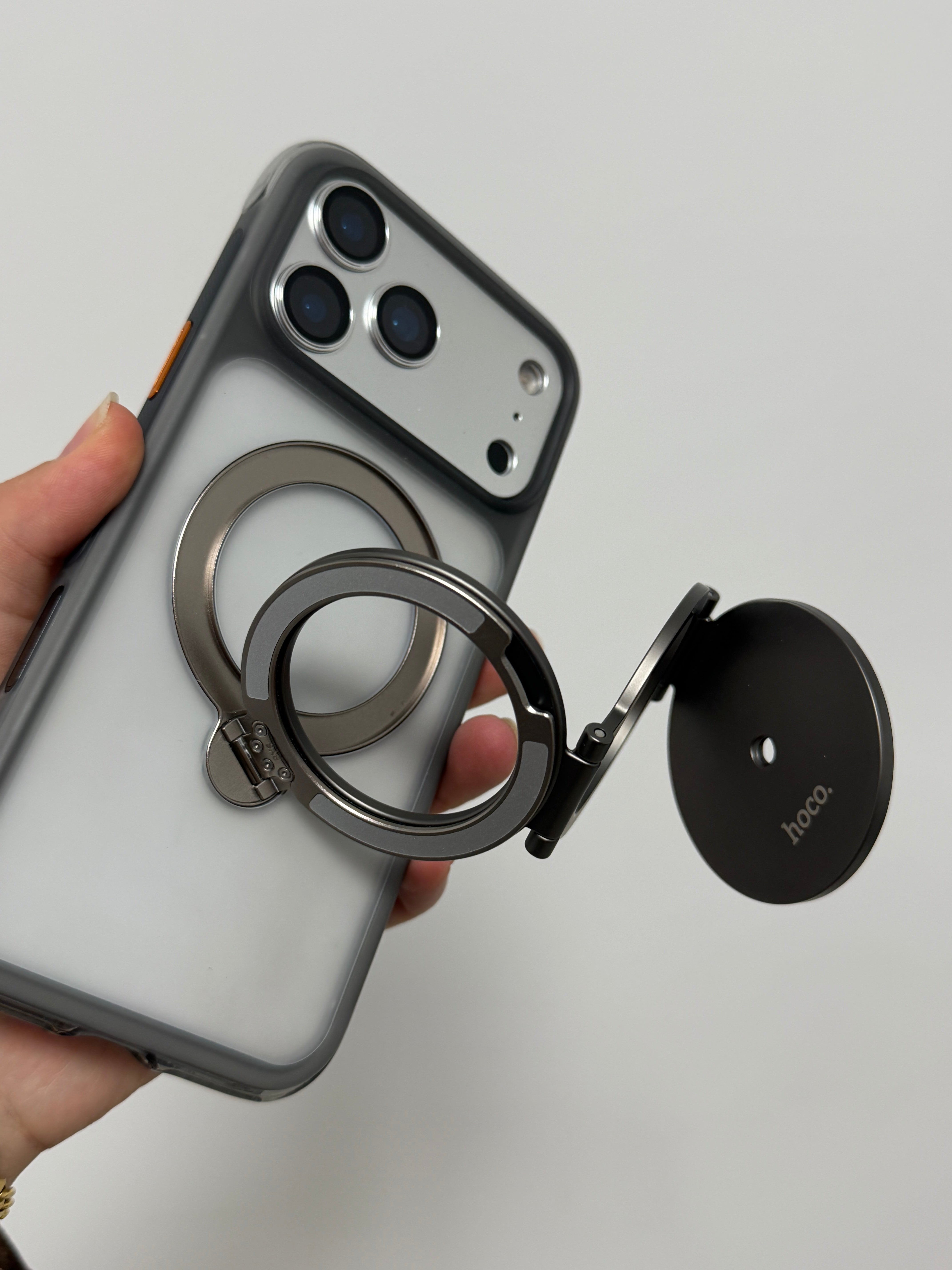 Puloka Airbag Magnetic Stand Case for iPhone 17 Pro&ProMax