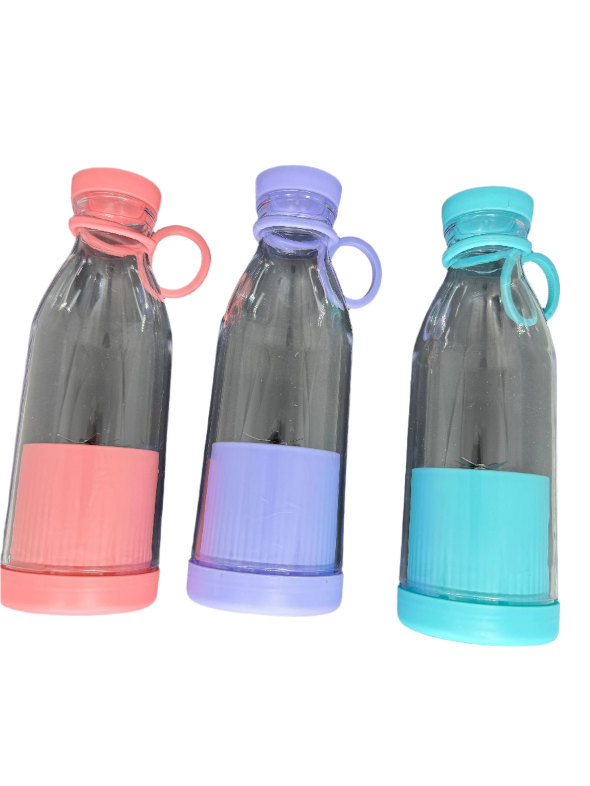 Portable mini juicer in use making fresh juice