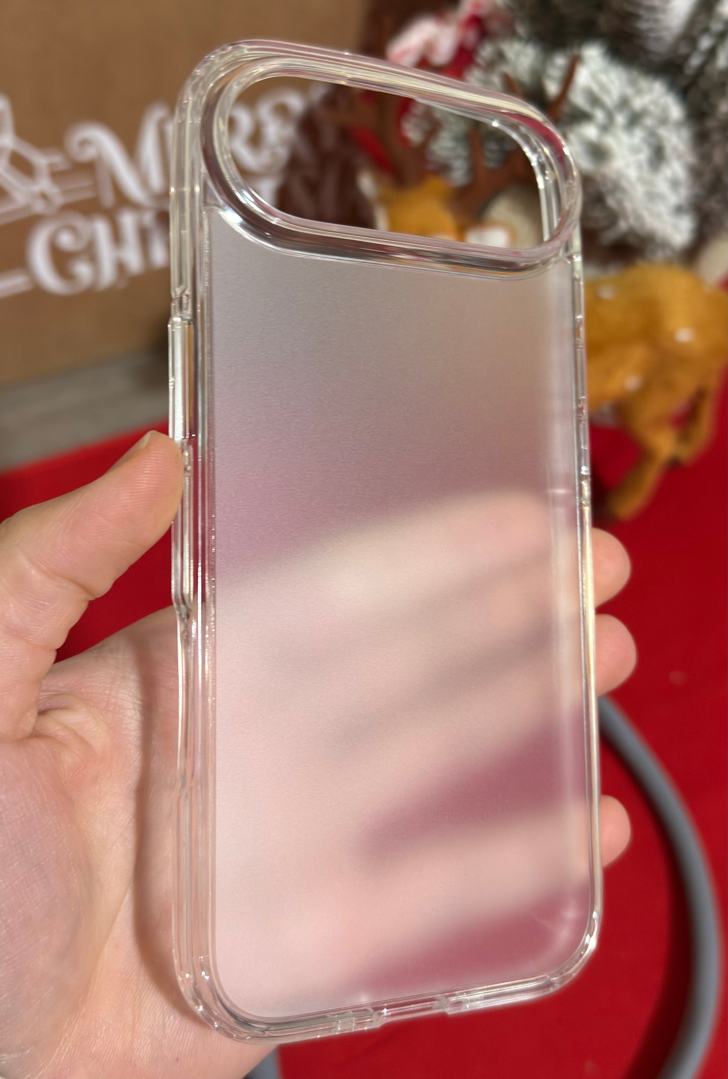 Wlons Rubber Matte Clear Case for iPhone 17 Series