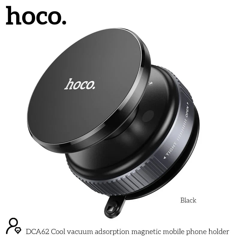 Hoco DCA62 Magnetic Suction Car Phone Holder – Dashboard & Windshield Mount