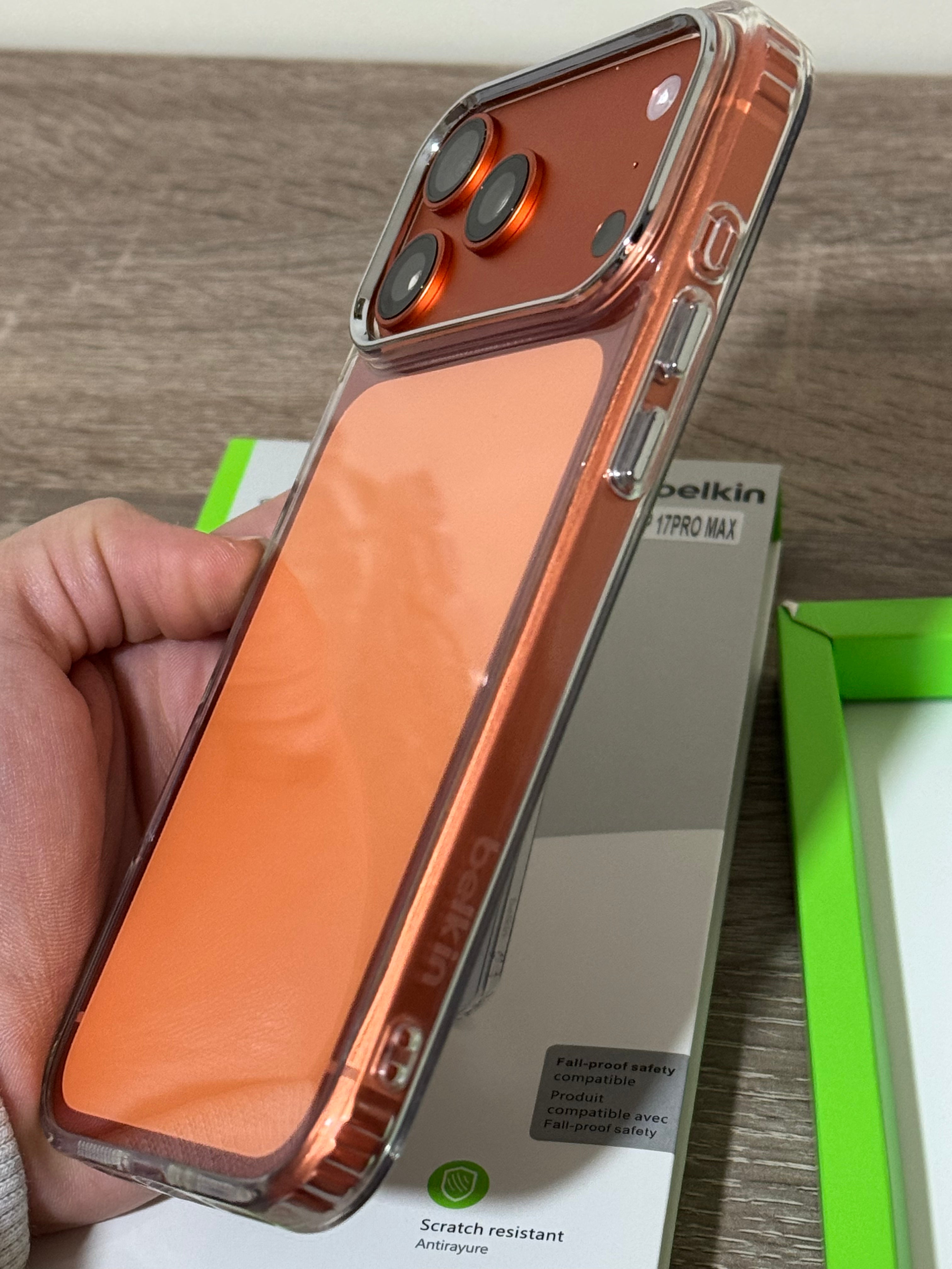 Belkin SheerForce iPhone 17 case color variants