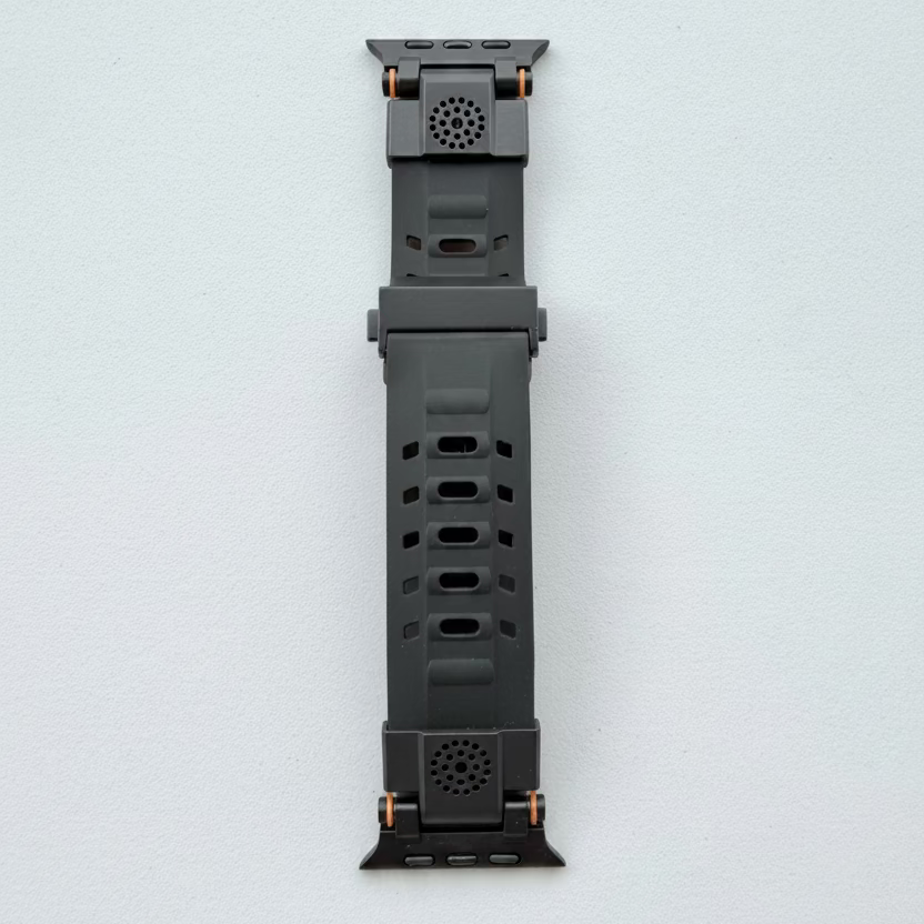 Silicone diffuser watch strap for Apple Watch
