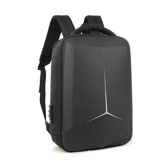 UrbanShield Anti-Theft Hard Shell Backpack – Waterproof Laptop Bag