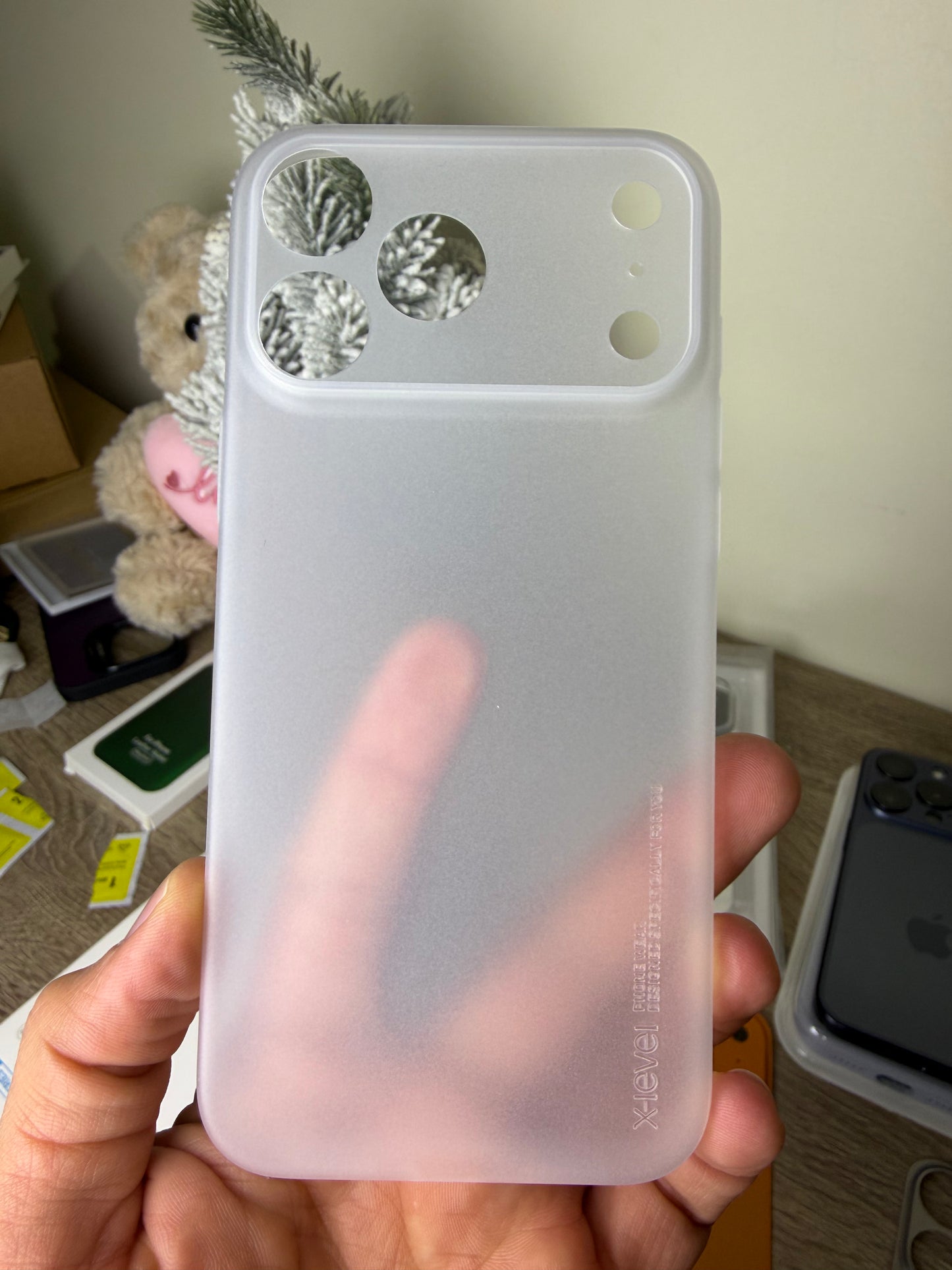 X-Level Extra Slim 0.3mm Translucent Matte Phone Case – iPhone 17 Series