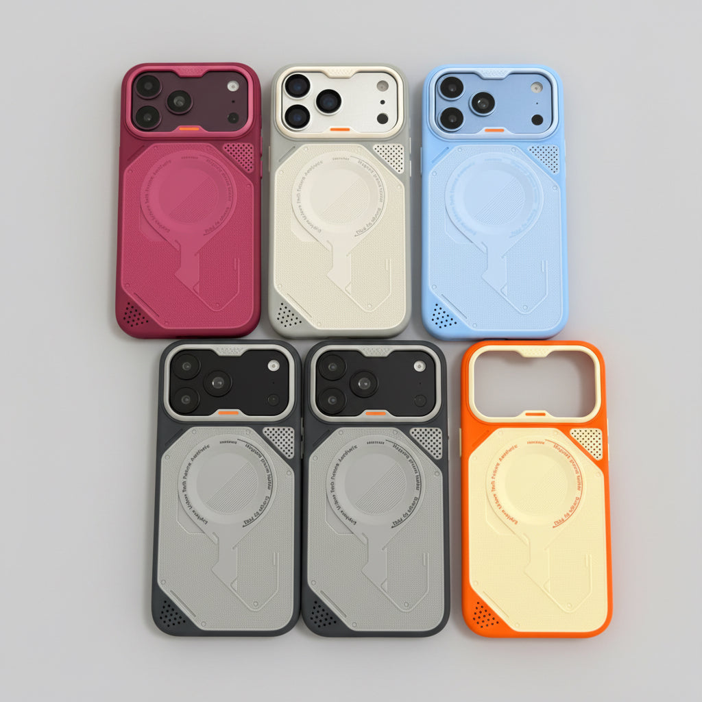 Two-tone contrast shockproof case for iPhone 17/18 Pro and Pro Max