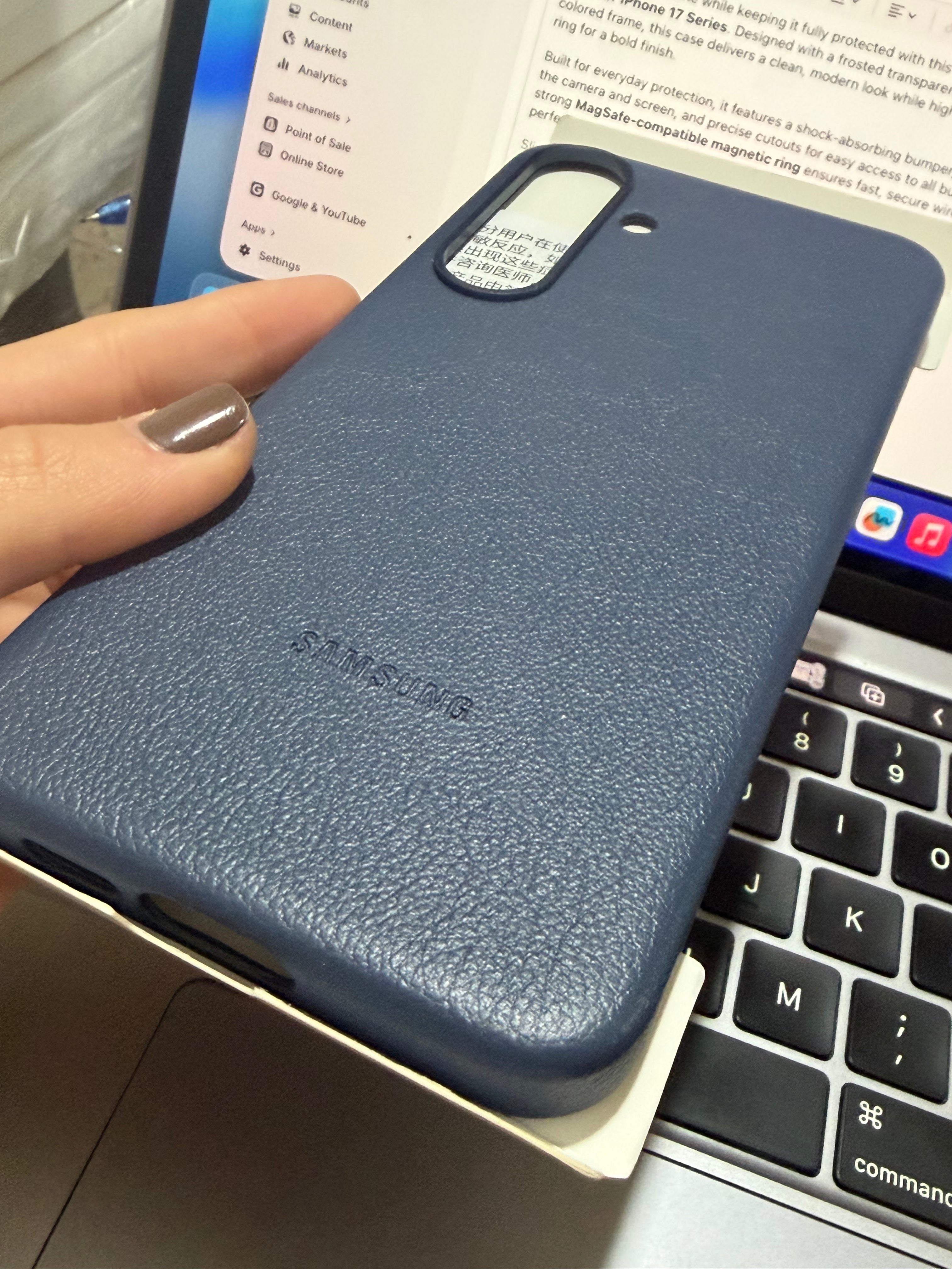 Samsung Galaxy S25 Plus Leather Case – Premium Protective Cover