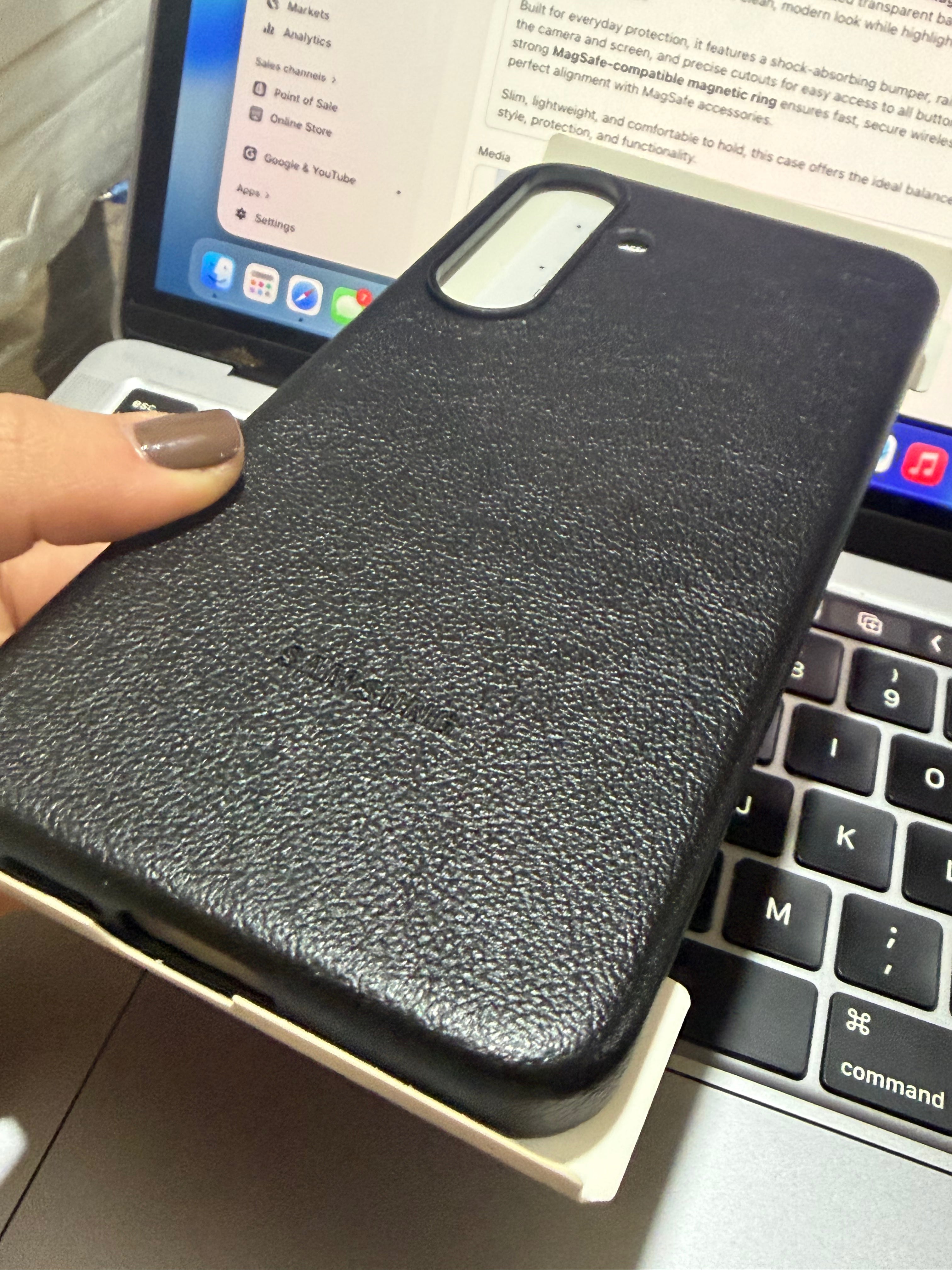 Samsung Galaxy S25 Plus Leather Case – Premium Protective Cover