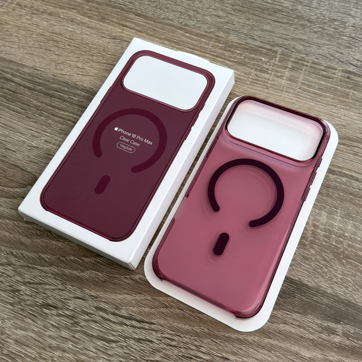 Coloured MagSafe clear case Original IC - colour range