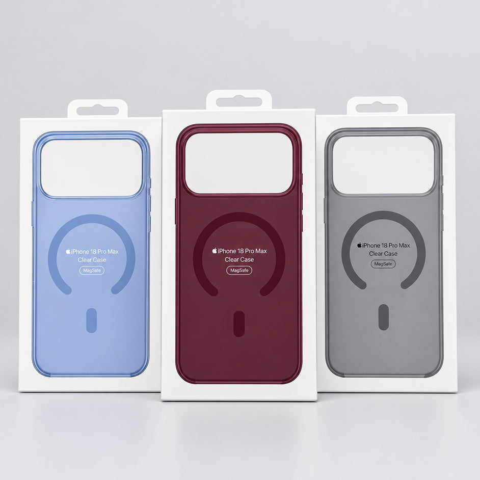 Coloured MagSafe clear case with Original IC for iPhone 17/18 Pro