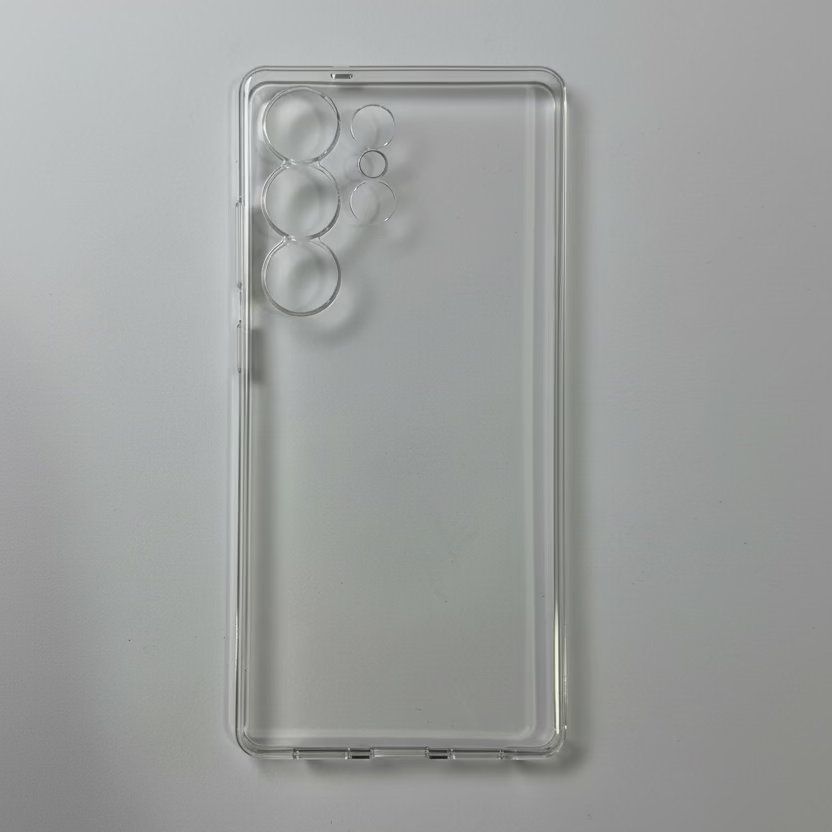 Samsung Galaxy S25 Ultra Clear Slim Plastic Case – Transparent Protective Cover