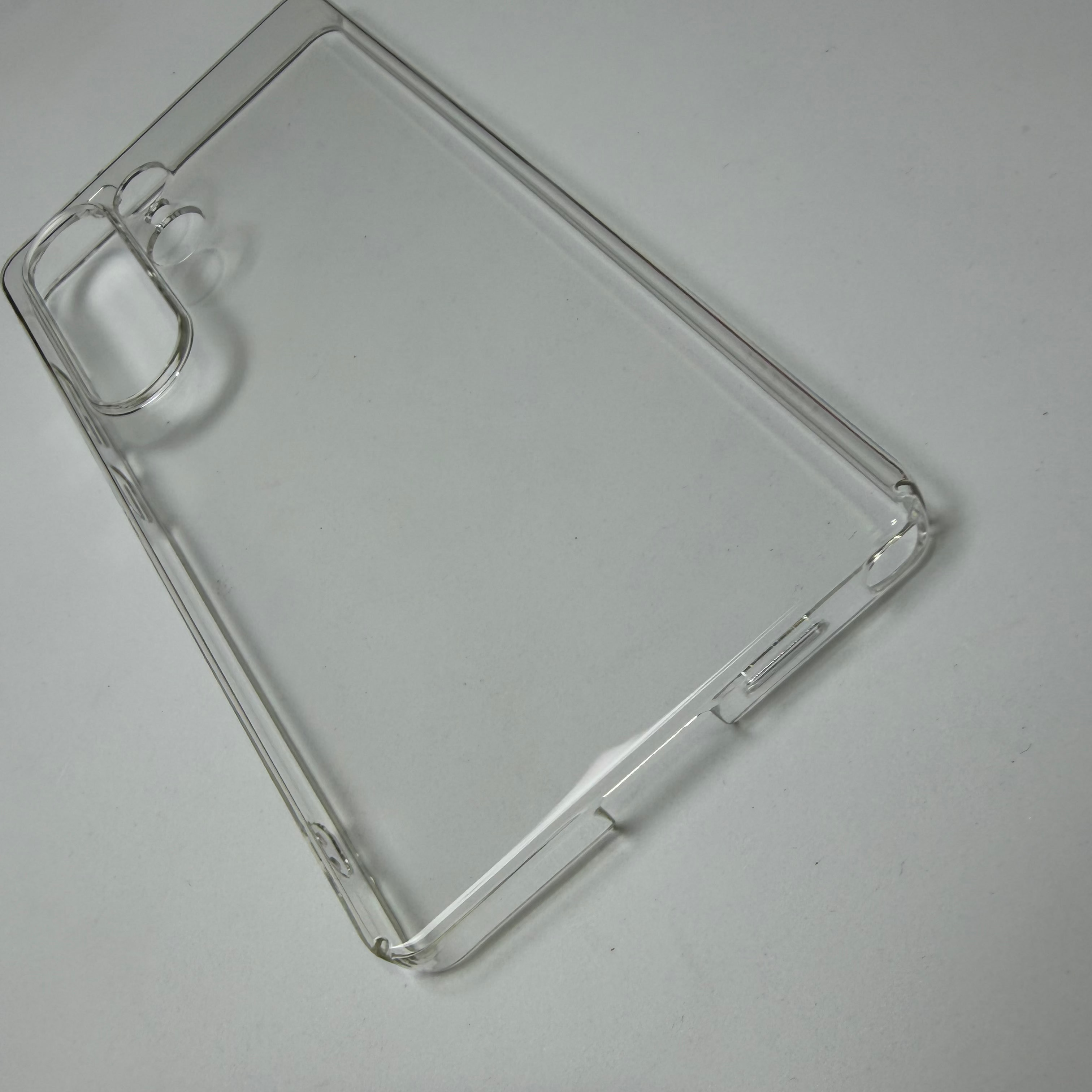 X-Level clear S25 Ultra case S Pen slot access detail