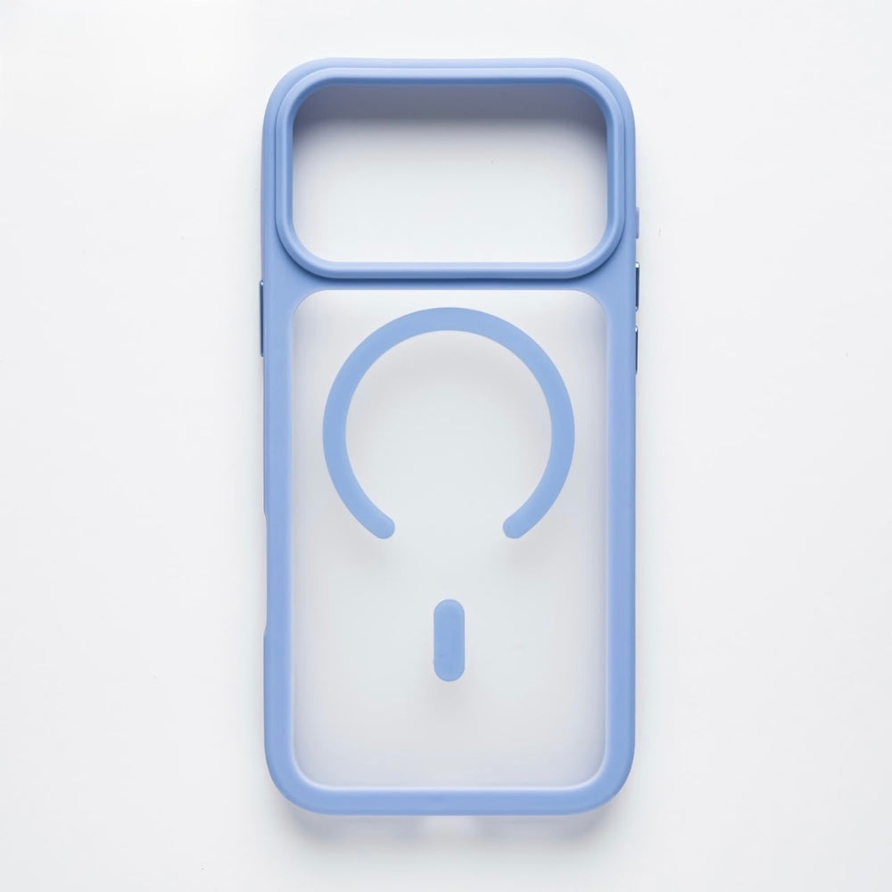 Frosted MagSafe case iPhone 17/18 Pro & Pro Max – Light Blue