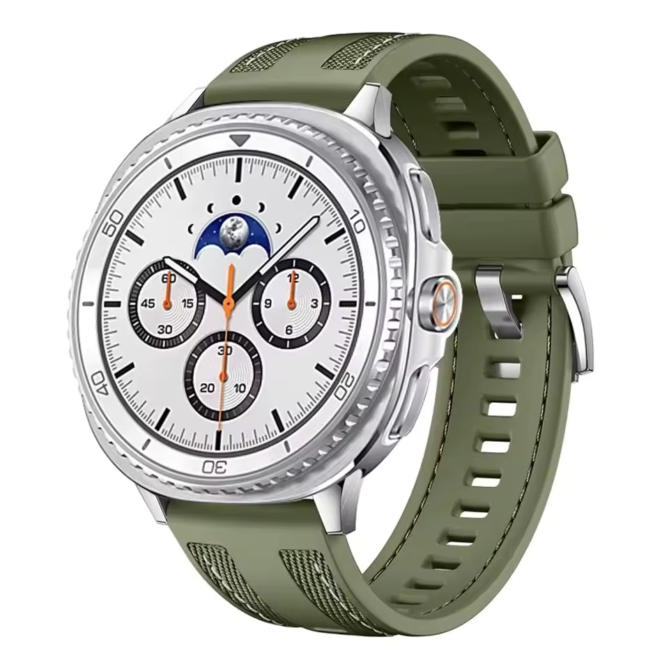 Silicone Watch Band 20 mm / 22 mm – Compatible with Samsung, Xiaomi & Huawei