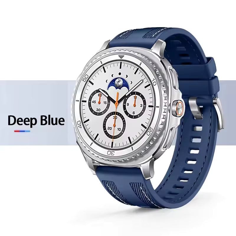 Silicone Watch Band 20 mm / 22 mm – Compatible with Samsung, Xiaomi & Huawei