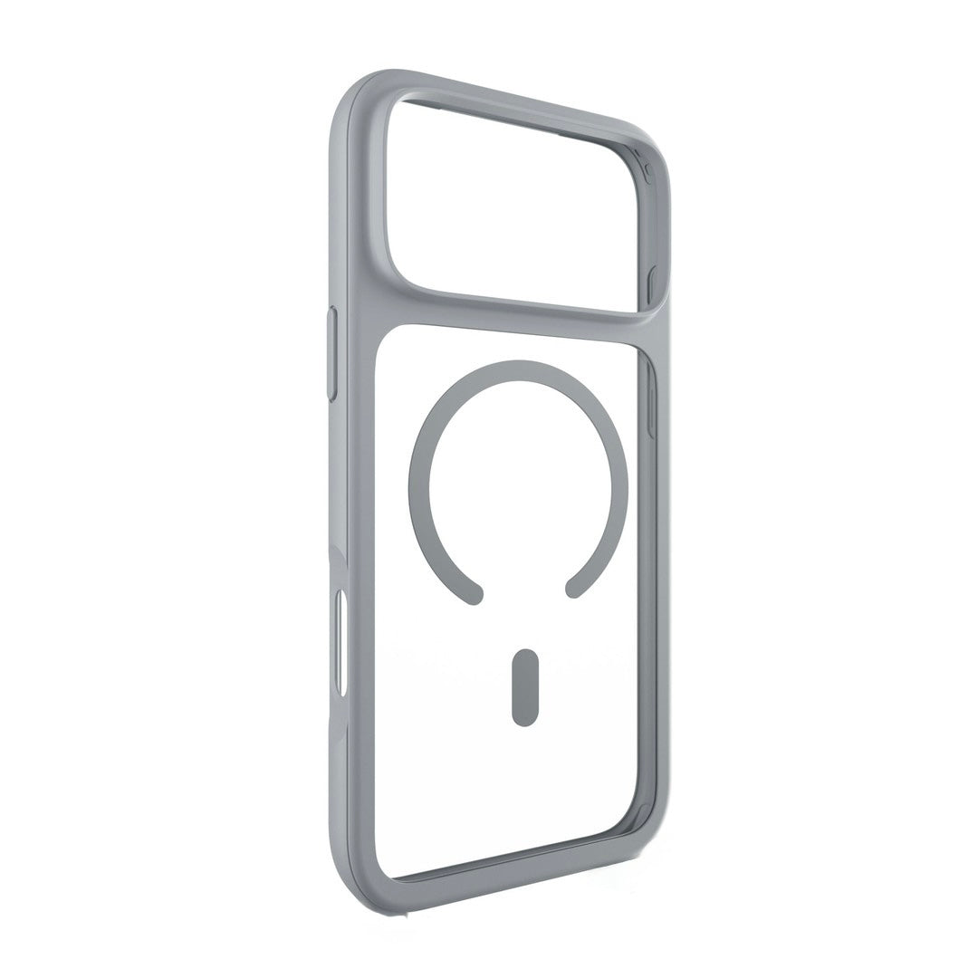 Frosted MagSafe case iPhone 17/18 Pro & Pro Max – Light Grey