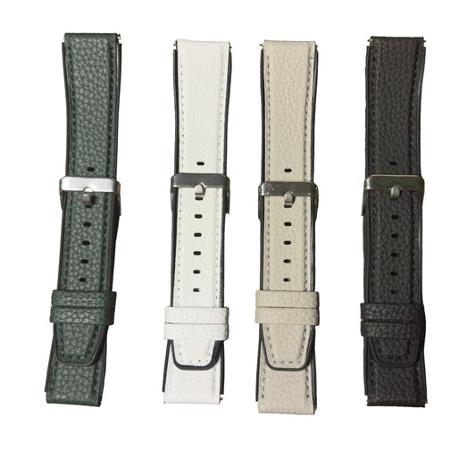 Leather Watch Band 20 mm & 22 mm – Compatible with Samsung, Xiaomi & Huawei