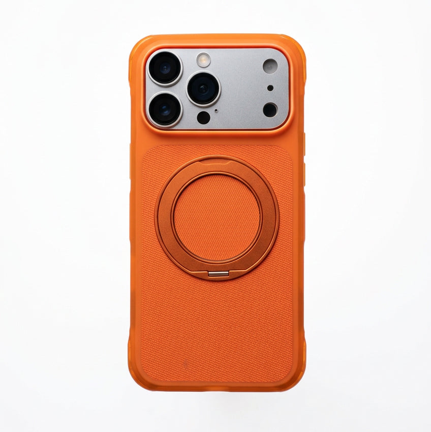 Airbag MagSafe ring stand case iPhone 17/18 Pro - orange