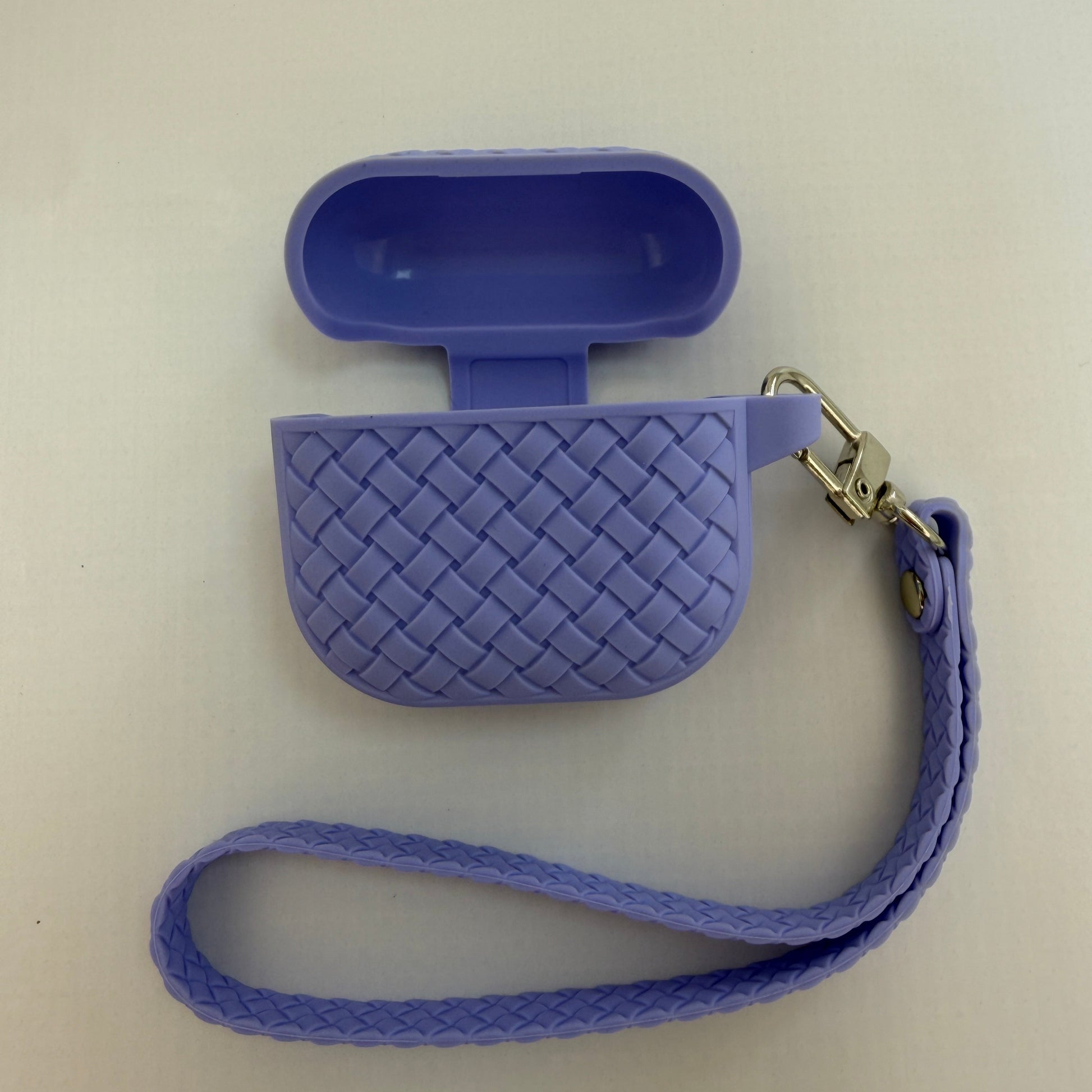 Binkson AirPods 4 cover featuring shockproof silicone protection and carry strap.
