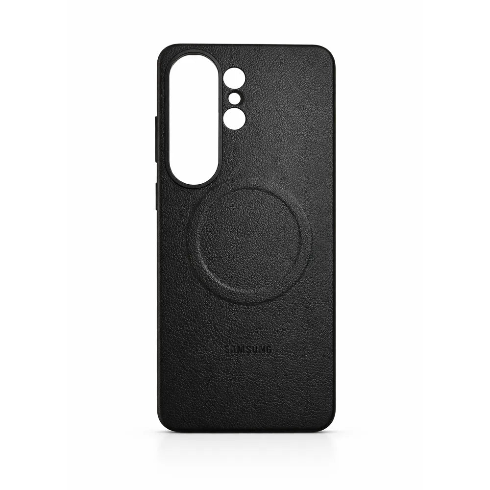 Kindsuit S26 Ultra case faux leather texture detail