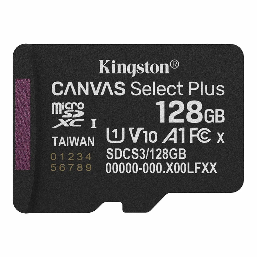 Kingston Canvas Select Plus microSD Card 128GB – 150MB/s Read